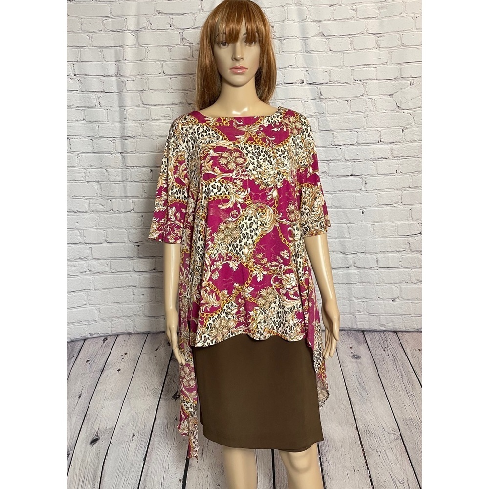 Simonton Says Top With Sheer Tie Detail Size L